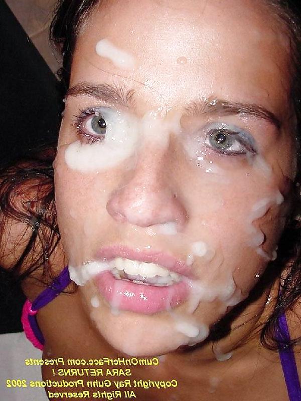 25P Cum on open eyes