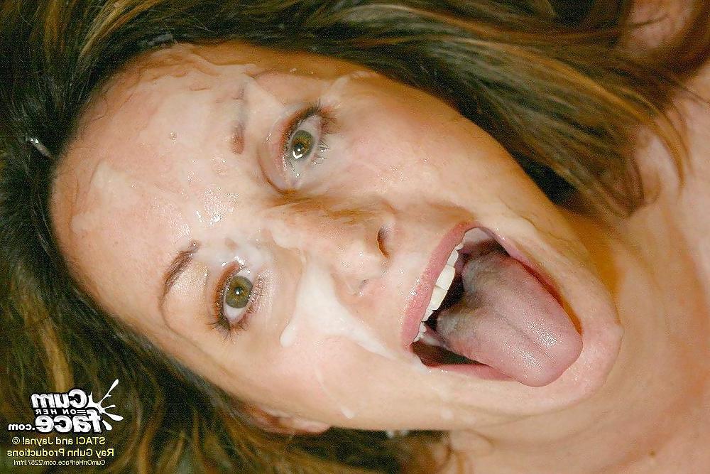 25P Cum on open eyes
