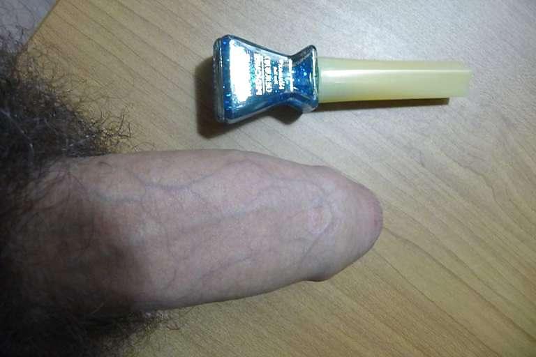 15P My cock and makeup (nail polish, eye shadow)