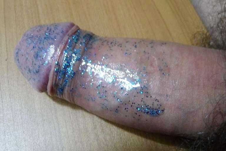 15P My cock and makeup (nail polish, eye shadow)