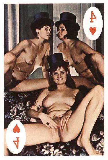 25P Vintage playing cards
