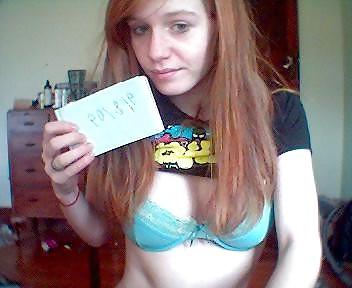 25P Private:  Redhead Takes Pictures for Boyfriend