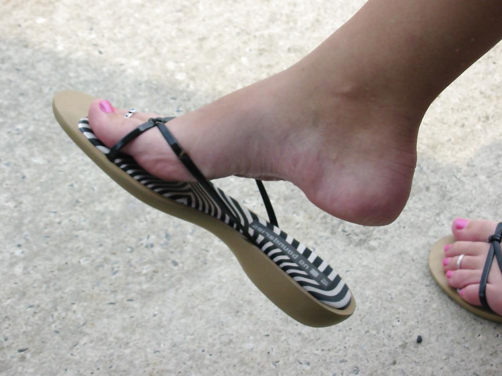 10P My wife's feet by the pool