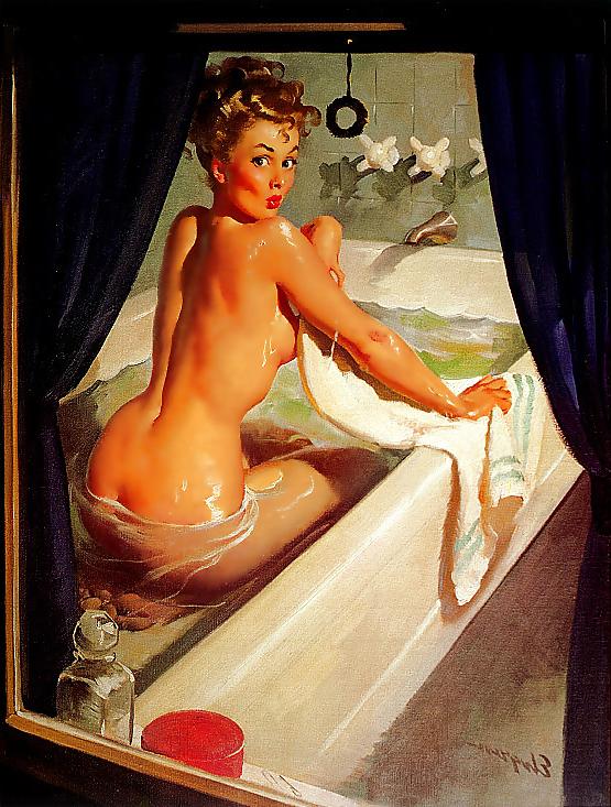 23P Vintage pin-up drawings 3 (non-nude)