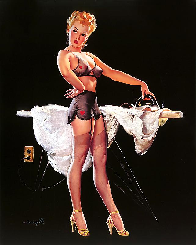 23P Vintage pin-up drawings 3 (non-nude)