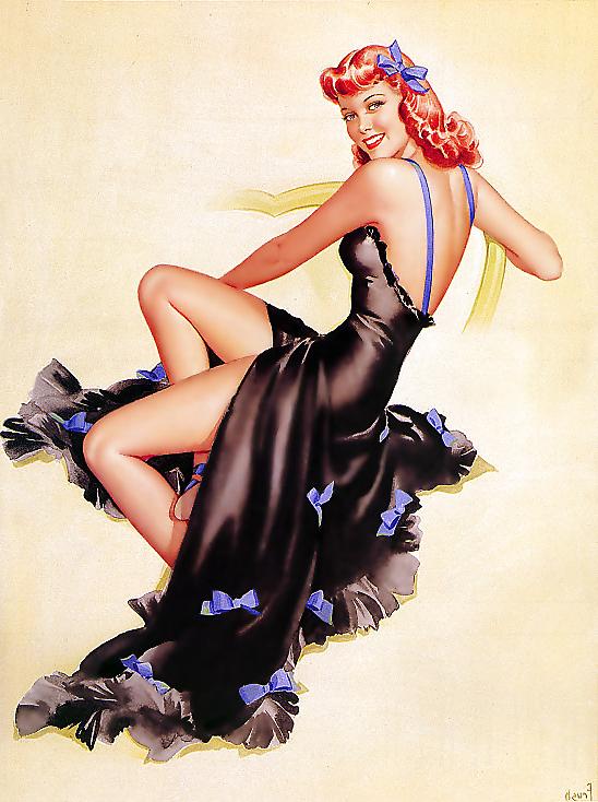23P Vintage pin-up drawings 3 (non-nude)