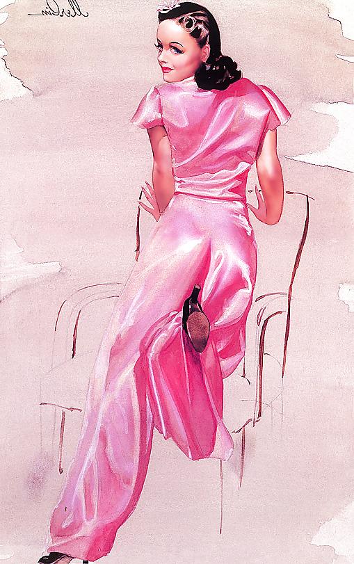 23P Vintage pin-up drawings 3 (non-nude)