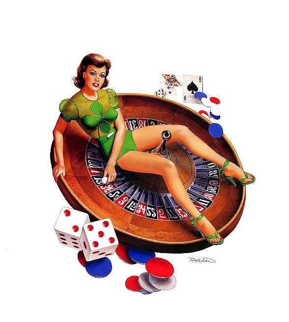 23P Vintage pin-up drawings 3 (non-nude)