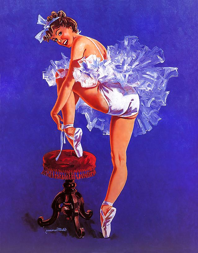 23P Vintage pin-up drawings 3 (non-nude)