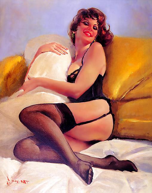 23P Vintage pin-up drawings 3 (non-nude)