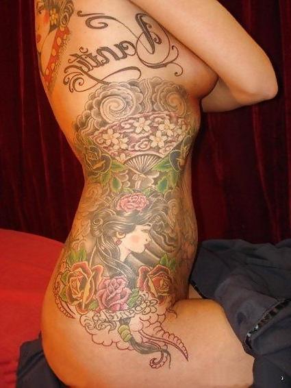 12P Sexy Tattoo Girl's That What I Love.