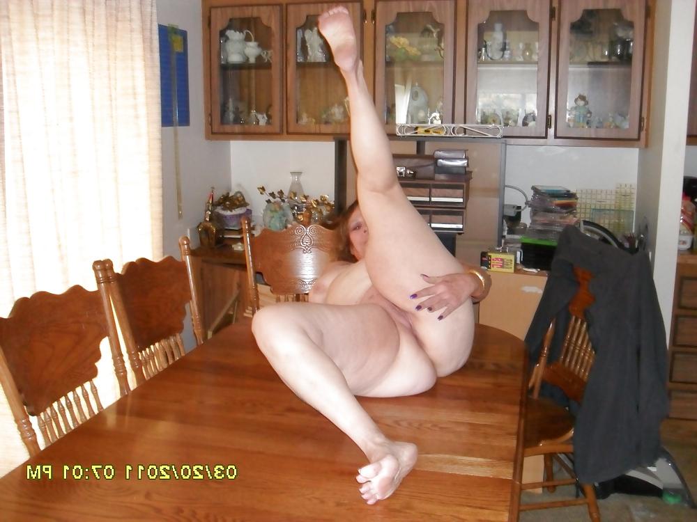 25P Marisa Posing on our Dining Table for the World!