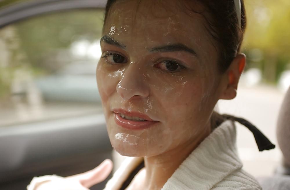 18P Cum girls in public