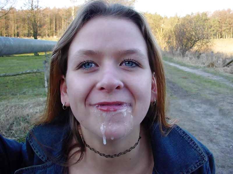 18P Cum girls in public