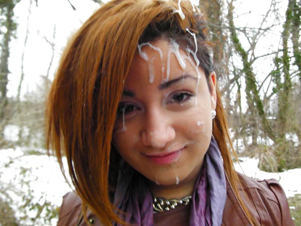 18P Cum girls in public