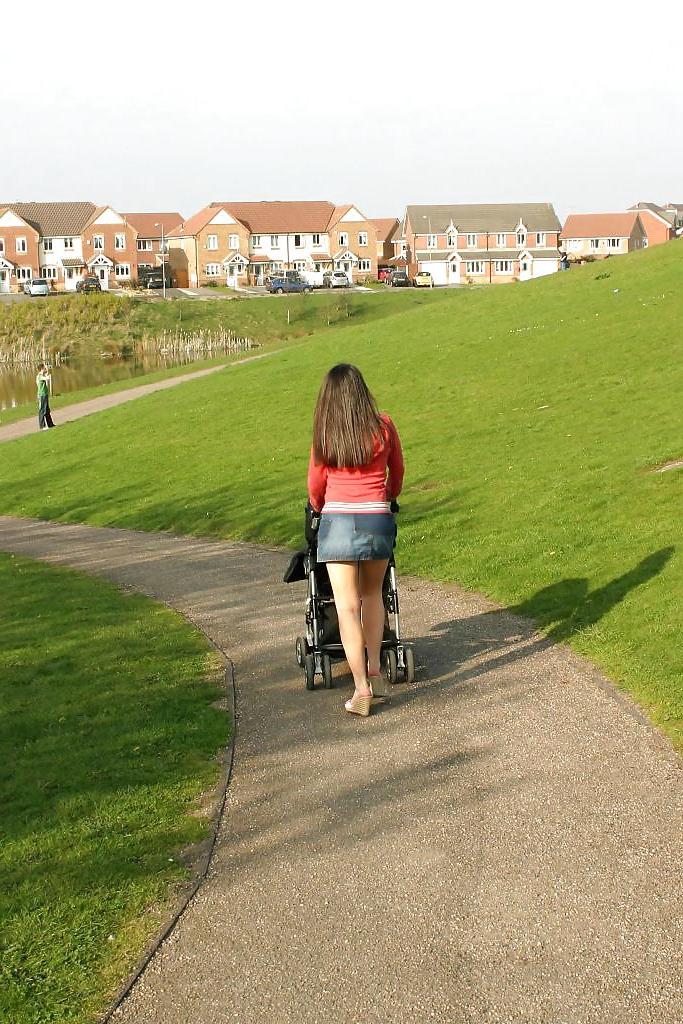 17P Nice young mom with stroller  - N. C. 