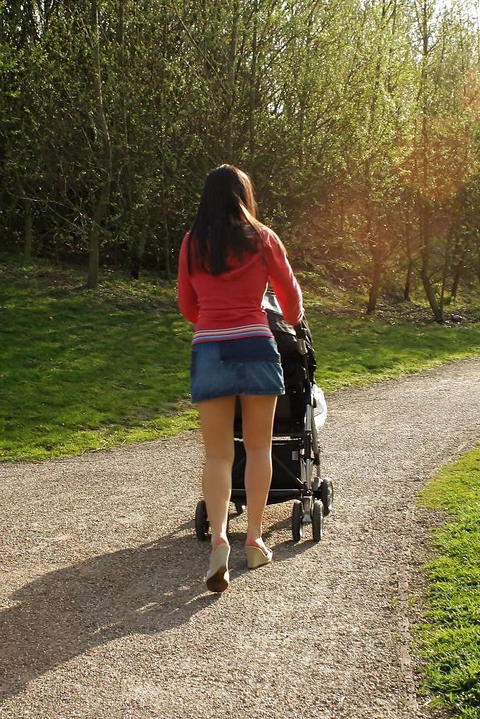 17P Nice young mom with stroller  - N. C. 