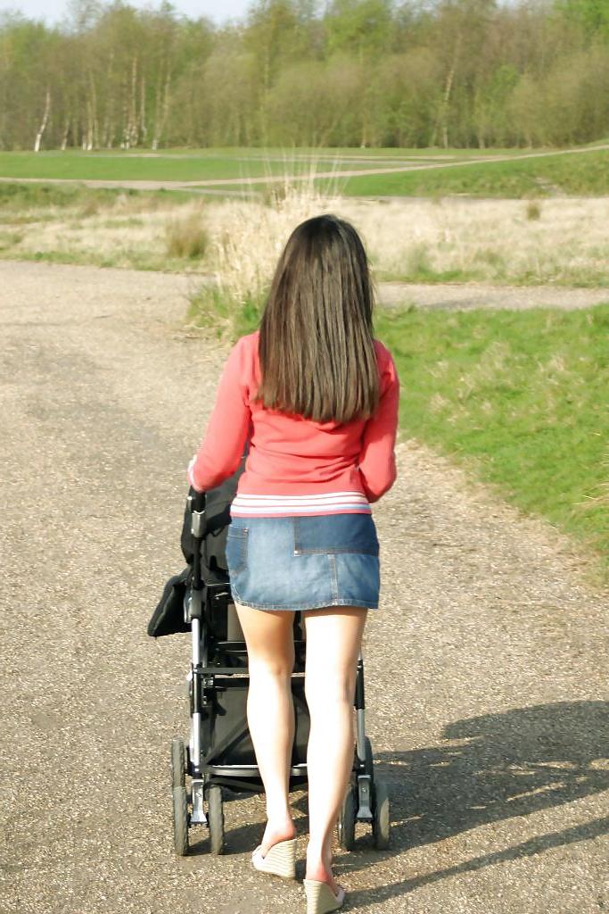 17P Nice young mom with stroller  - N. C. 