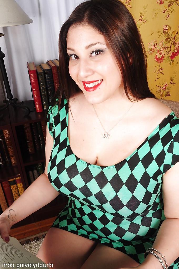 16P Chubby mature Angel is undressing her sweet lingerie on camera