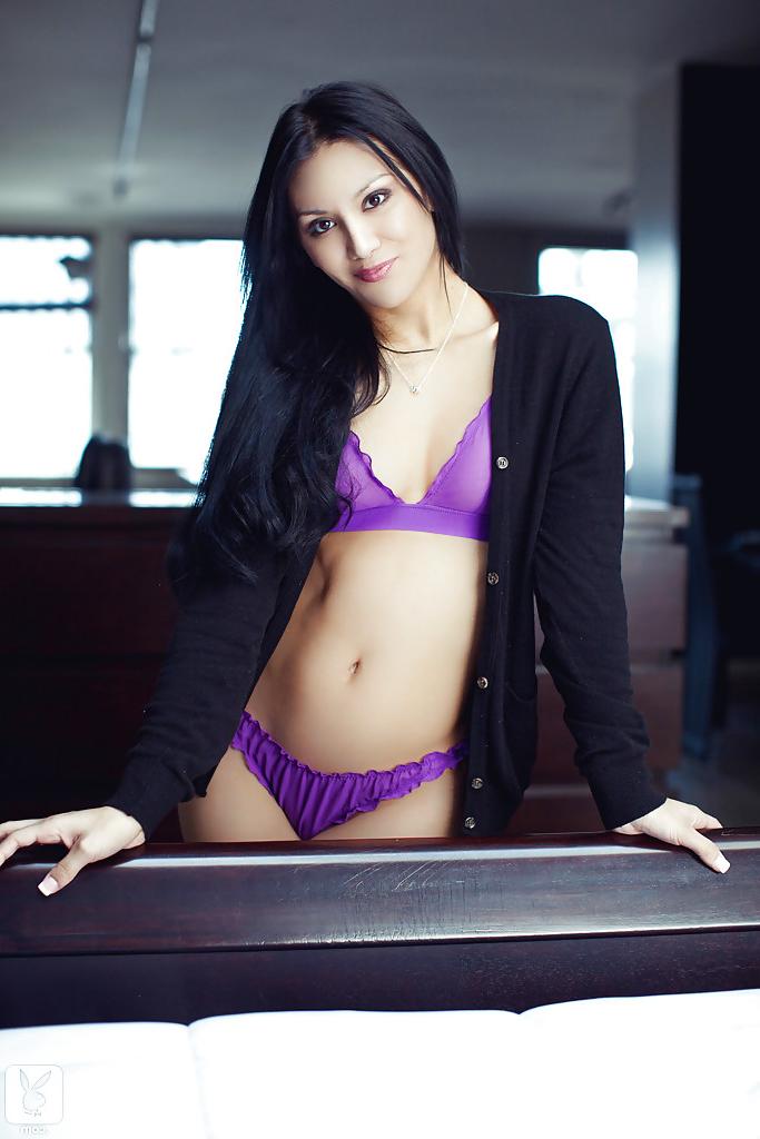 16P Cuddly brunette babe Jessica Anne Marie posing in lingerie