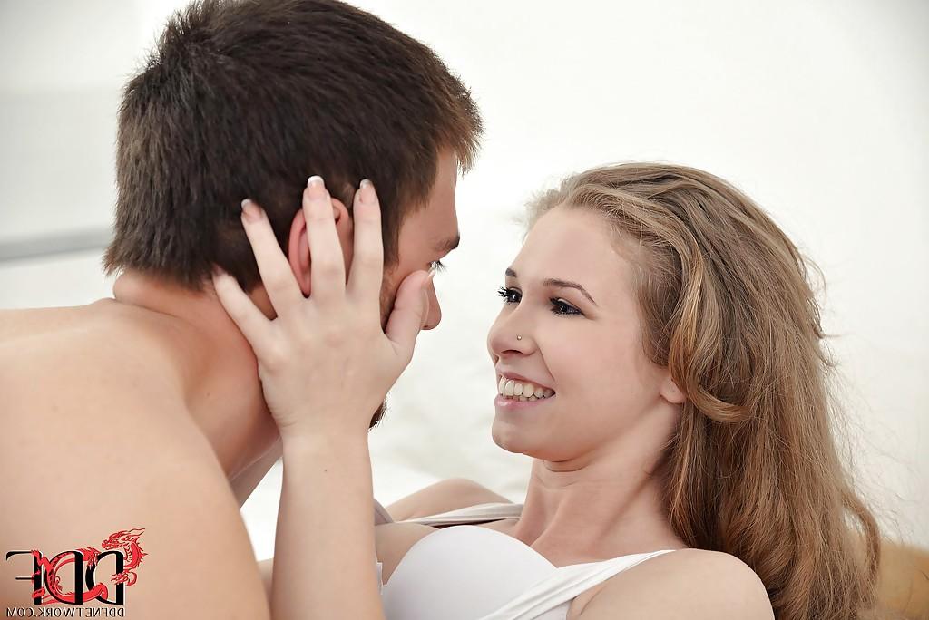 16P Teen with small tits Kortny loves banging with her cute boyfriend