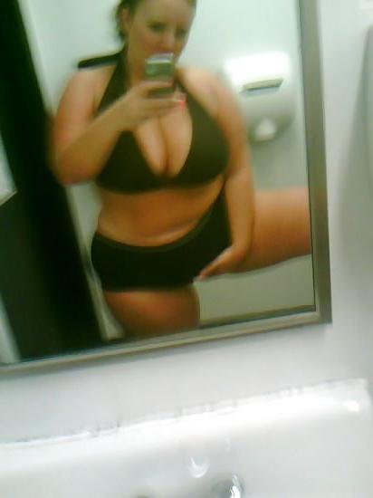 21P Blond big tits milf sucking dick
