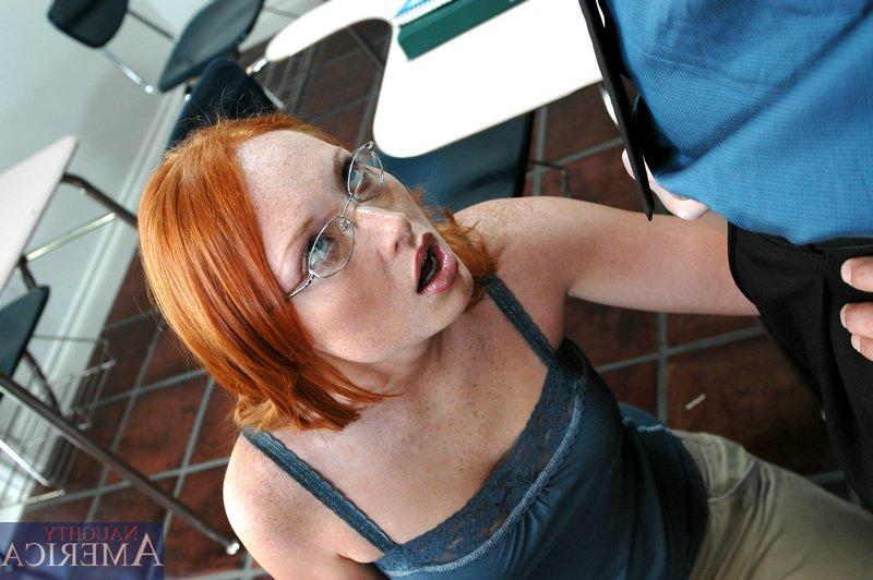 16P Horny coed in glasses seduces her professor and gets drilled hardcore