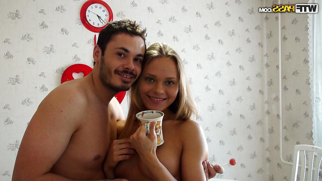 12P Seductive blonde amateur having some fun with her boyfriend