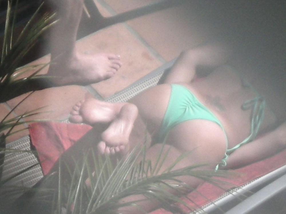 15P Sluts by the pool-Voyeur-Please rate and cooment 