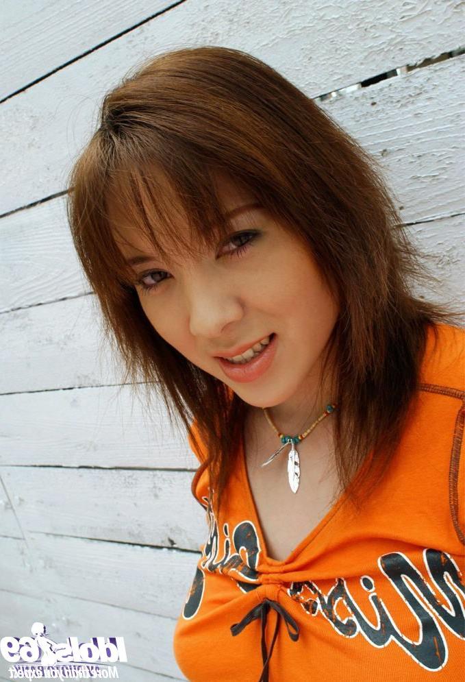 16P Nasty asian lassie in miniskirt revealing her big natural tits