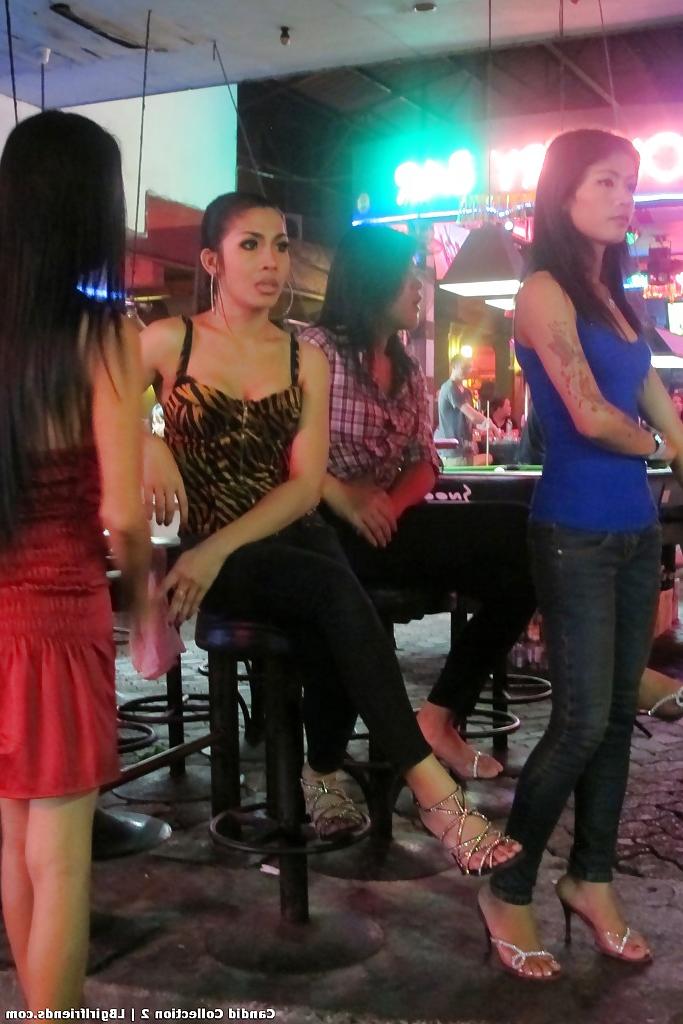 16P Exotic Thai shemales wandering around public streets non nude
