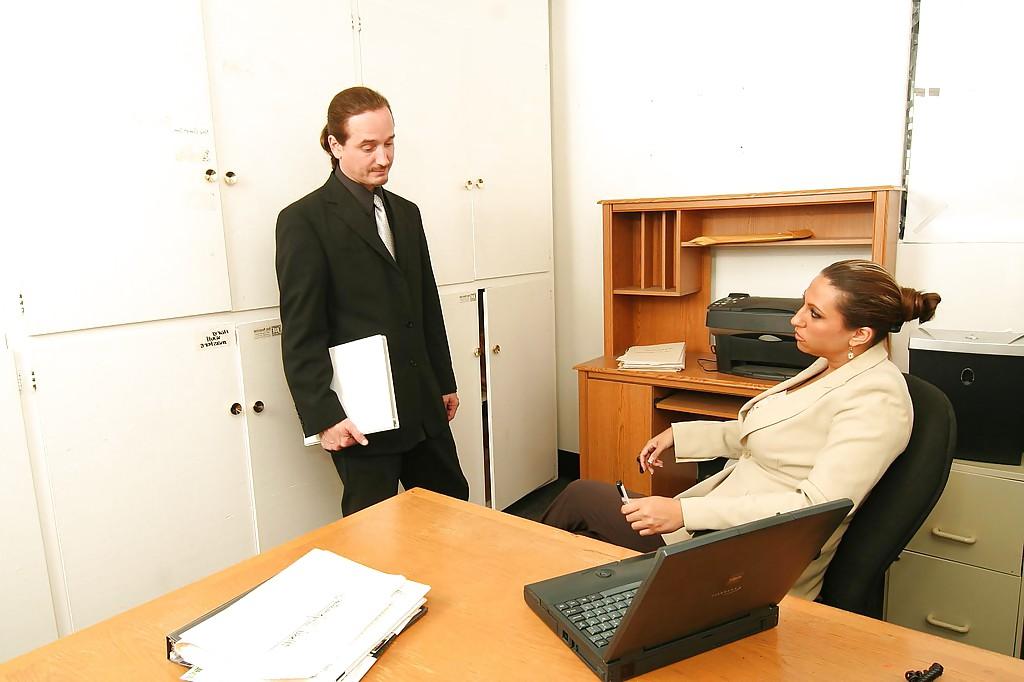 16P Lecherous office MILF gets fucked and milks a boner with her big tits