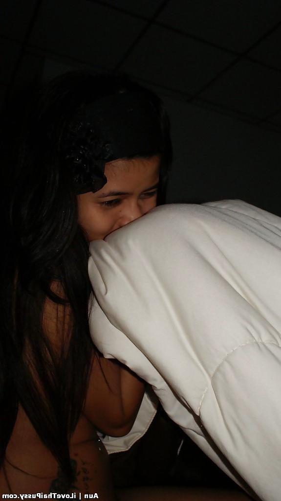 16P Sweet asian babe with nice tiny tits posing naked and spreading her legs