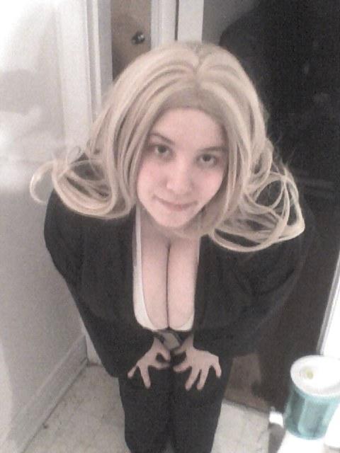 6P Sexy white woman with big tits