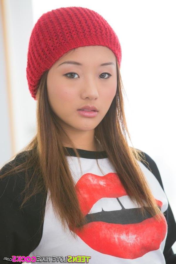20P Tight asian teen Alina Li takes a massive cock deep inside her warm pussy