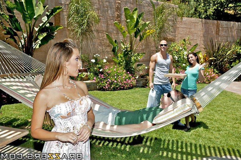 15P Saucy lady with big tits Capri Cavalli seduces and fucks a well-hung lad