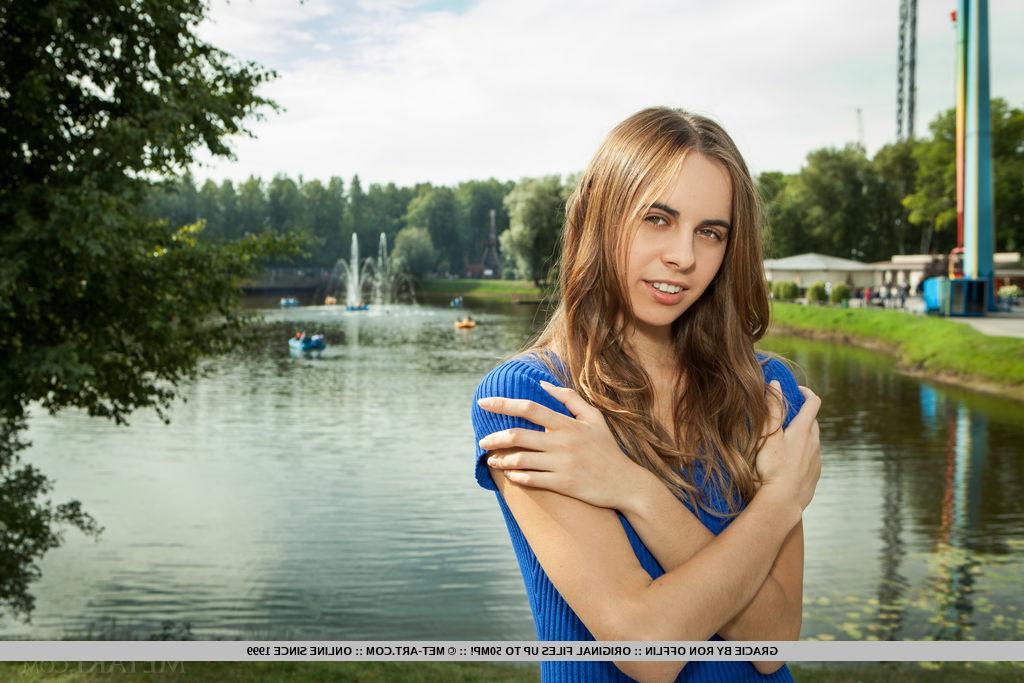 18P Brunette teen Angelina Ballerina strips for you in "Yanta"