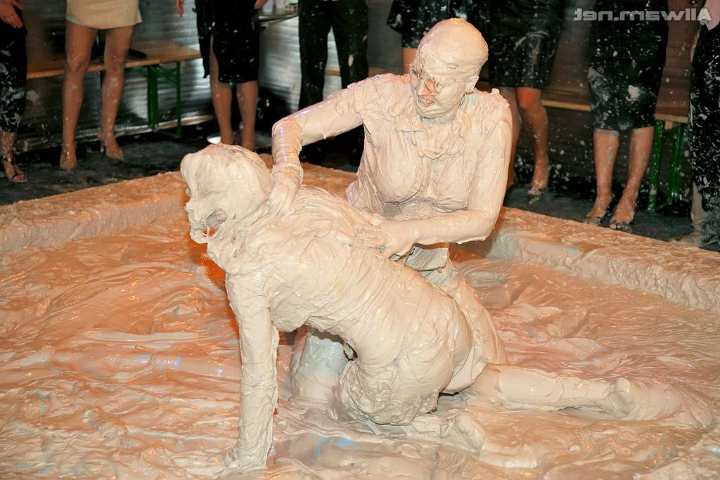 16P Salacious european fetish ladies enjoy a messy mud wrestling