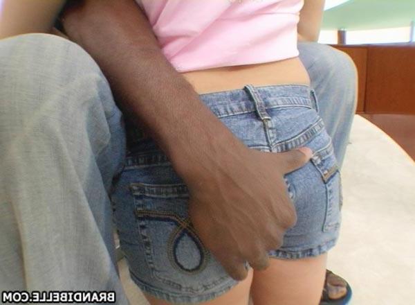 16P Pictures of Brandi Belle getting some interracial love