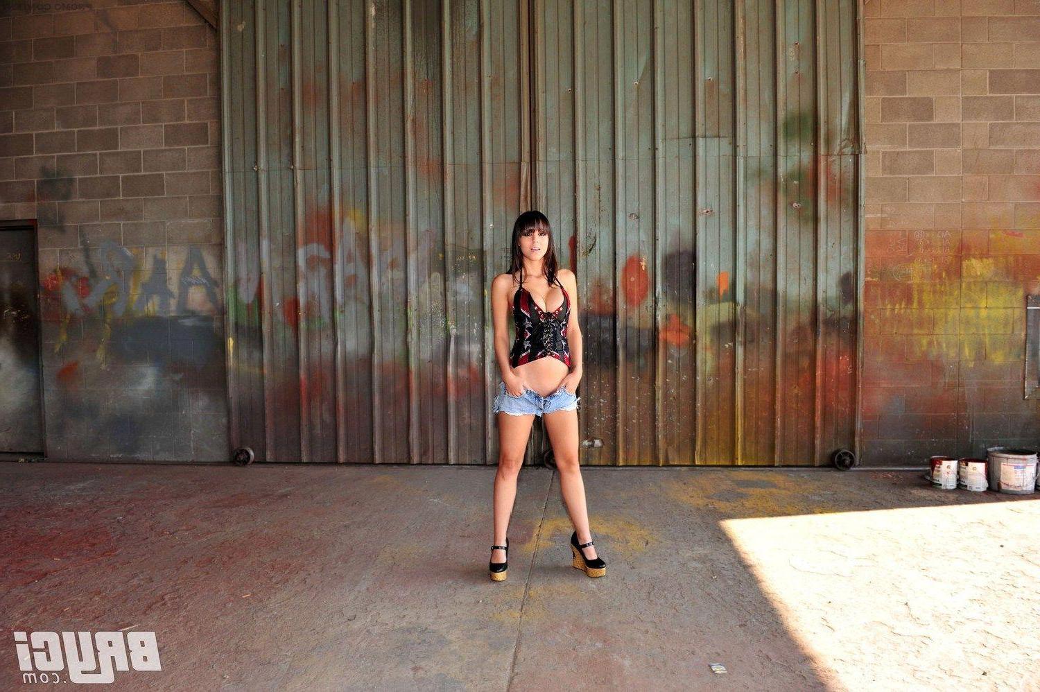 15P Pictures of Bryci showing you her big round tits
