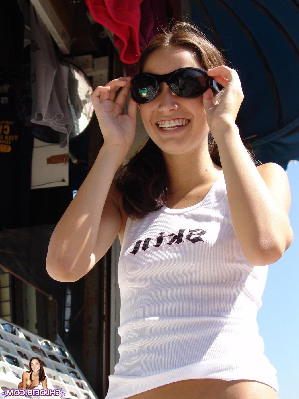 12P Chloe 18 teases outside