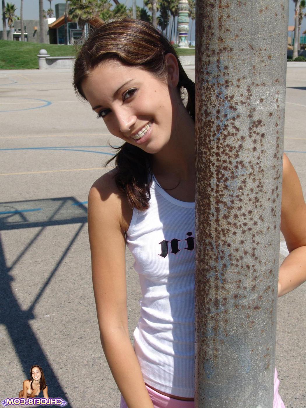 12P Chloe 18 teases outside