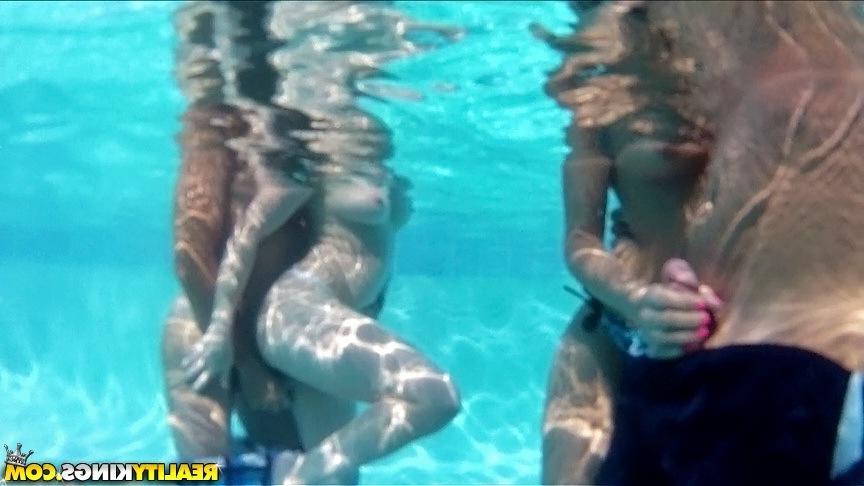 20P Hot euro teens Nesty and Coco enjoy a steamy sex party by the pool