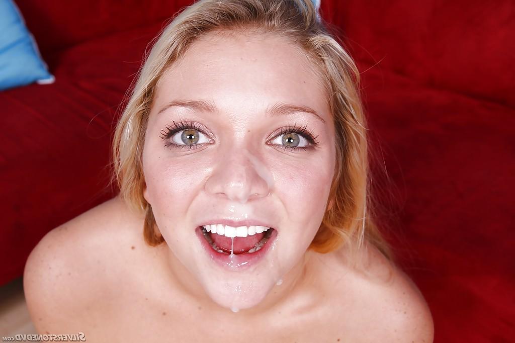 16P Petite blonde pornstar Jessie Andres pulling panties aside for cock in cunt