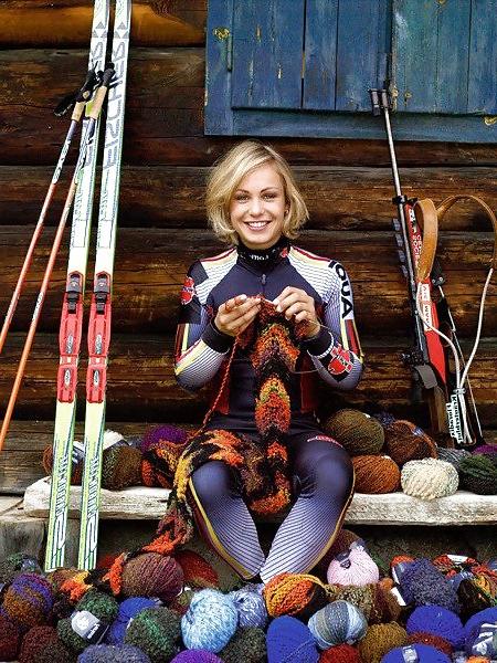 15P Promi-Wichsvorlagen (celebs) VII - Magdalena Neuner