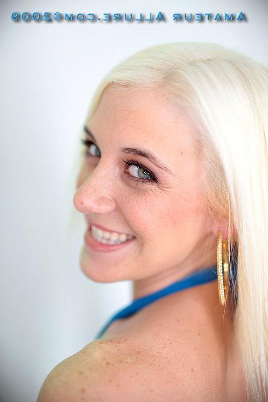 16P Innocent blonde cocksucker eats balls and gets fucked