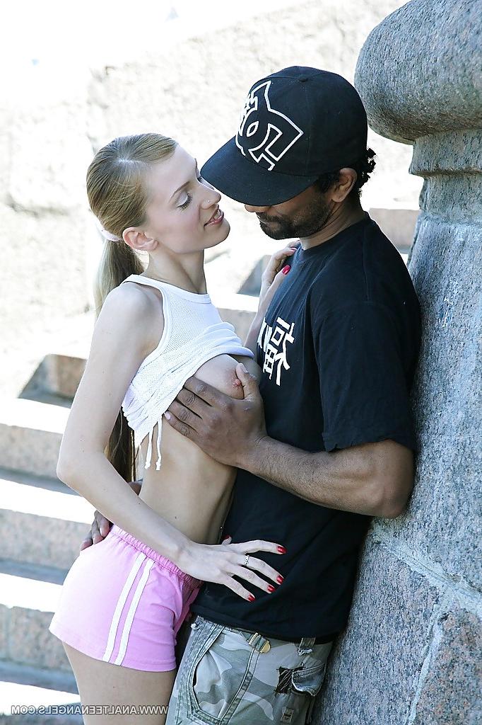 16P Young babe Olga Barz shafted hardcore by black dong in interracial set