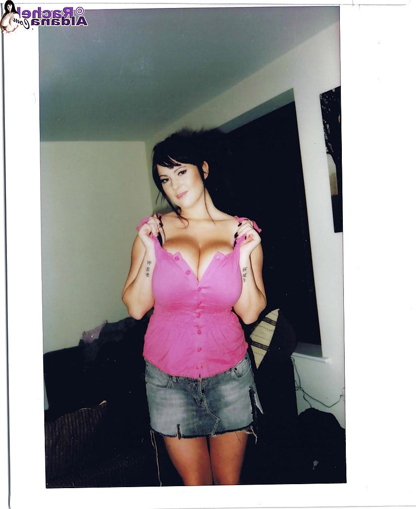 10P Big titted Rachel Aldana takes off lingerie to show her sexy melons