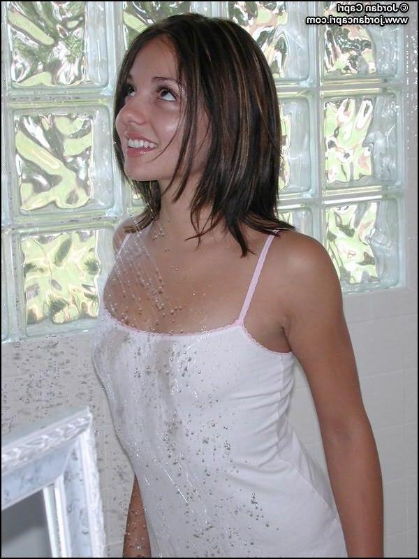 15P Teen in white posing