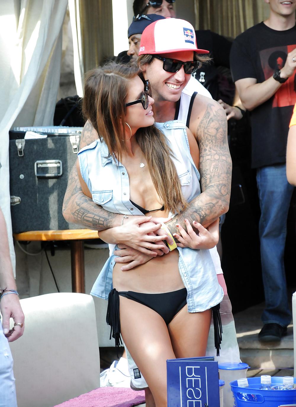 13P Audrina Patridge Wyclef Jeans poolside concert in Las Vegas
